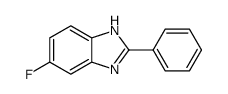 1H-BENZIMIDAZOLE, 5-FLUORO-2-PHENYL-结构式