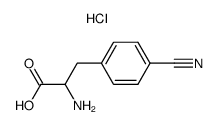 4-Cyanphenylalaninhydrochlorid结构式
