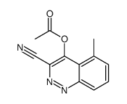 3-Cinnolinecarbonitrile,4-(acetyloxy)-5-methyl-(9CI) picture
