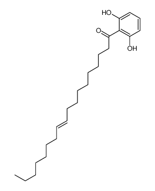 1-(2,6-dihydroxyphenyl)octadec-10-en-1-one结构式