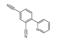 4-pyridin-2-ylbenzene-1,3-dicarbonitrile结构式