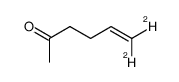 5-hexen-2-one-6,6-d2 Structure