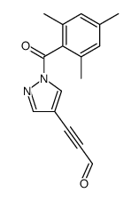 4-formylethynyl-1-(2,4,6-trimethylbenzoyl)pyrazole结构式