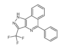 5-phenyl-3-(trifluoromethyl)-2H-pyrazolo[4,3-c]isoquinoline结构式
