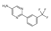 2-[3-(trifluoromethyl)phenyl]pyrimidin-5-amine结构式