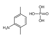 2,5-dimethylaniline,phosphoric acid结构式