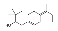 8-ethyl-2,2,9-trimethylundeca-5,8-dien-3-ol Structure