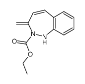 3-Methylene-1,3-dihydro-benzo[c][1,2]diazepine-2-carboxylic acid ethyl ester结构式