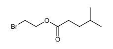 2-bromoethyl-4-methylpentanoate结构式