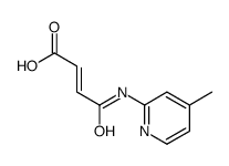 4-[(4-methylpyridin-2-yl)amino]-4-oxobut-2-enoic acid结构式