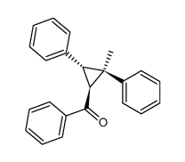 cis,trans-2,3-Diphenyl-trans-2-methyl-1-benzoylcyclopropane结构式