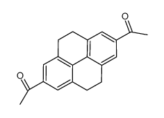 1-(7-acetyl-4,5,9,10-tetrahydropyren-2-yl)ethanone Structure