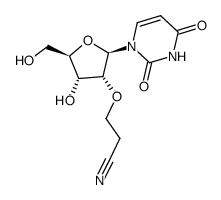 2'-O-(2-cyanoethyl)uridine Structure