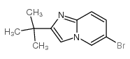 6-溴-2-叔丁基-咪唑并[1,2-a]吡啶结构式