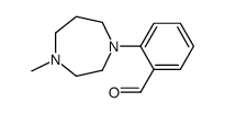 2-(4-Methylperhydro-1,4-diazepin-1-yl)benzaldehyde结构式