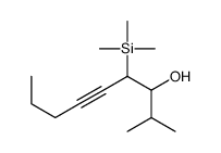 2-methyl-4-trimethylsilylnon-5-yn-3-ol结构式