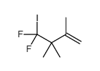 4,4-difluoro-4-iodo-2,3,3-trimethylbut-1-ene结构式