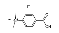 (4-carboxyphenyl)trimethylammonium iodide结构式