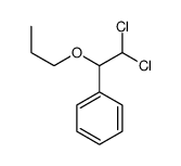 (2,2-dichloro-1-propoxyethyl)benzene Structure