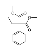 dimethyl 2-ethyl-2-phenylpropanedioate Structure