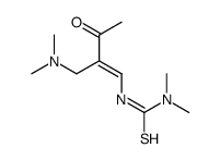3-[2-[(dimethylamino)methyl]-3-oxobut-1-enyl]-1,1-dimethylthiourea Structure