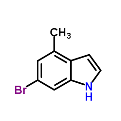 6-溴-4-甲基 吲哚结构式