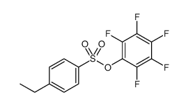 2,3,4,5,6-PENTAFLUOROPHENYL 4-ETHYLBENZENESULPHONATE结构式