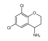 2H-1-Benzopyran-4-amine, 6,8-dichloro-3,4-dihydro Structure