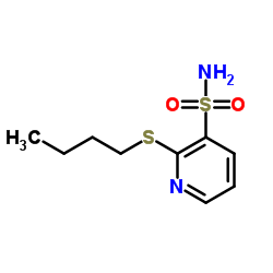 2-(Butylsulfanyl)-3-pyridinesulfonamide Structure