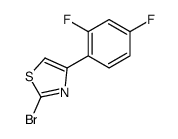 2-BROMO-4-(2,4-DIFLUOROPHENYL)THIAZOLE结构式