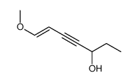 7-methoxyhept-6-en-4-yn-3-ol Structure