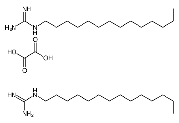 oxalic acid,2-tetradecylguanidine结构式