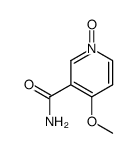 4-methoxy-1-oxy-nicotinamide Structure