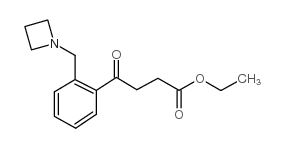 ETHYL 4-[2-(AZETIDINOMETHYL)PHENYL]-4-OXOBUTYRATE结构式