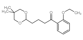 4-(5,5-DIMETHYL-1,3-DIOXAN-2-YL)-2'-ETHOXYBUTYROPHENONE结构式