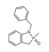 1-benzyl-2-methyl-2,3-dihydro-1H-1,2-benzazaphosphole 2-oxide结构式