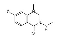 7-Chloro-1-methyl-3-methylamino-2,3-dihydro-1H-quinazoline-4-thione Structure