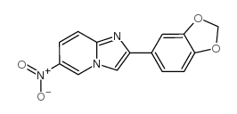 2-(1,3-benzodioxol-5-yl)-6-nitroimidazo[1,2-a]pyridine Structure