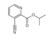 Isopropyl 3-cyanopicolinate; 3-Cyano-pyridine-2-carboxylic acid isopropyl ester Structure