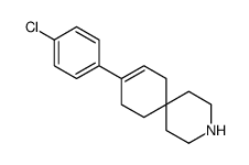 9-(4-氯-苯基)-3-氮杂螺[5.5]-8-十一烯结构式