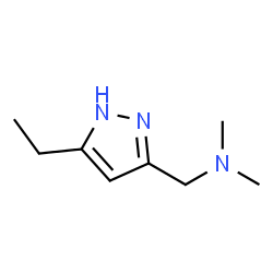 1H-Pyrazole-3-methanamine,5-ethyl-N,N-dimethyl-结构式