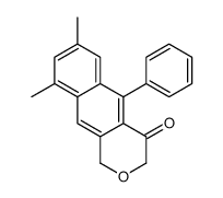 7,9-dimethyl-5-phenyl-1H-benzo[g]isochromen-4-one结构式