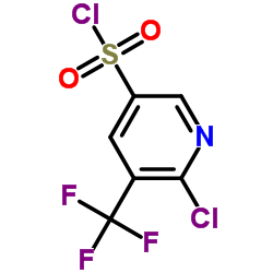 6-Chloro-5-(trifluoromethyl)pyridine-3-sulfonyl chloride structure