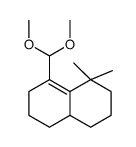 8-(dimethoxymethyl)octahydro-1,1-dimethylnaphthalene结构式