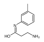 3-amino-N-(3-methylphenyl)propanamide结构式