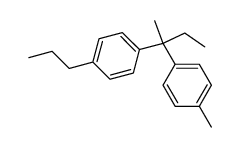 2-(p-Propylphenyl)-2-p-tolylbutane structure
