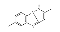 4H-Pyrazolo[1,5-a]benzimidazole,2,6-dimethyl-(9CI) Structure