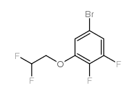 5-bromo-1-(2,2-difluoroethoxy)-2,3-difluorobenzene Structure