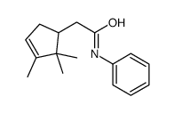 N-phenyl-2-(2,2,3-trimethylcyclopent-3-en-1-yl)acetamide Structure