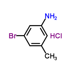 3-Bromo-5-methylaniline hydrochloride (1:1) structure